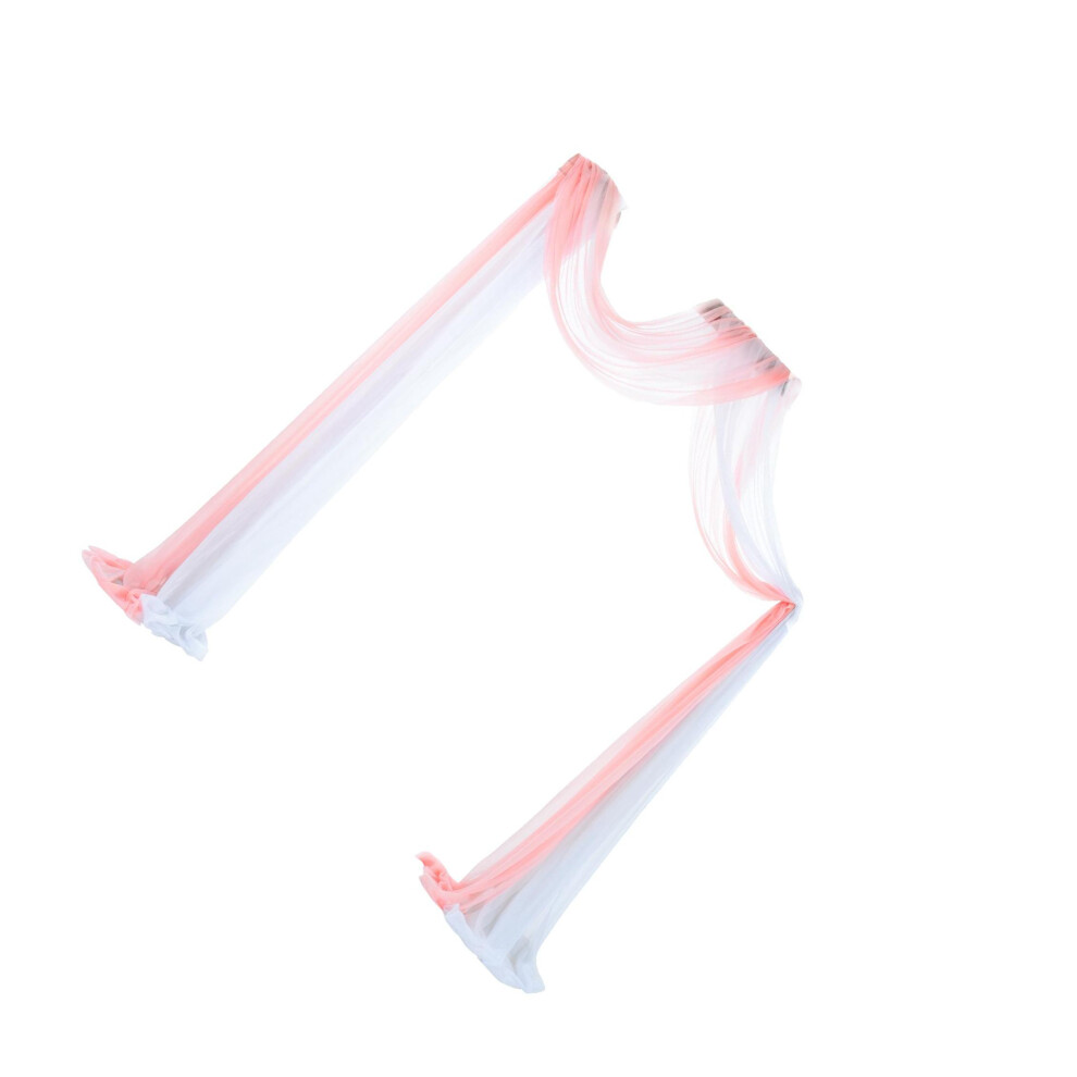 (1 White 1 Peach Pink, 70x550cm) Wedding Arch Dra Party Backdrop Curtain Panels for Stage Decor-image-OPC-PMYJJBP-NEW