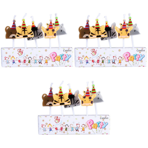 15 / Cake Topper , Cartoon Tier Bastelkerzen 2