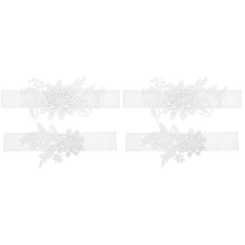 2 Sets Elastische -Strumpfbänder Für 1