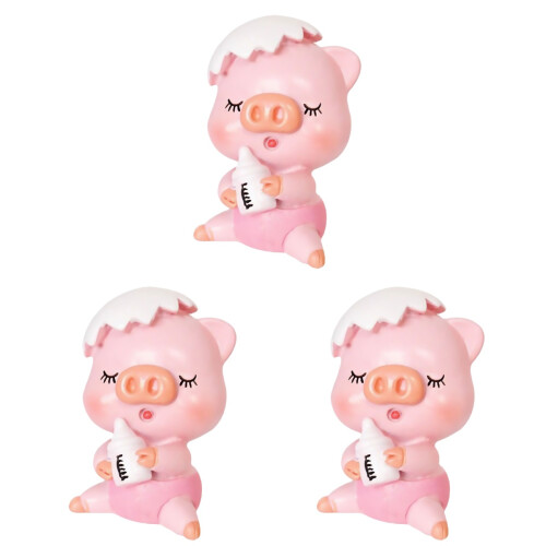3 Stk. Schwein Cake Topper Für Die Heimbackstube 1
