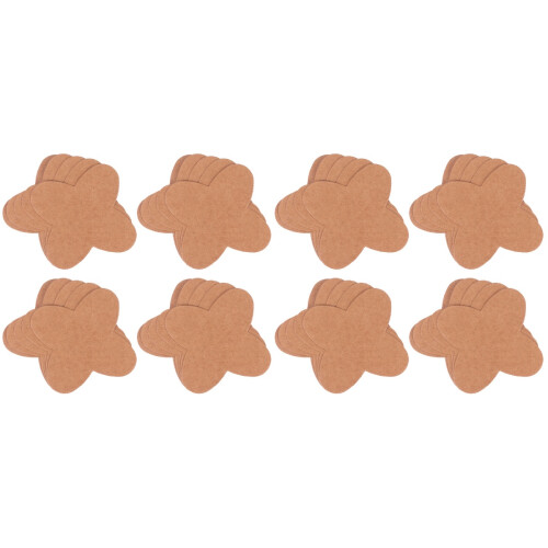 100 Schokoladen-Verpackungstabletts Papier-Einleger Fachtabletts 2