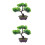 2Stk Künstliche Kunststoff Bonsai 5