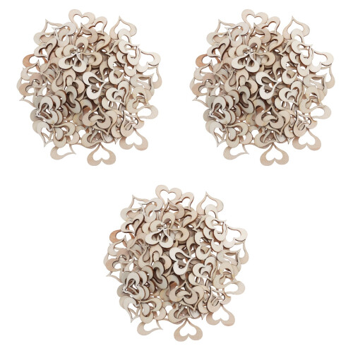 150 Stuks Holle Hart Creatieve Diy Craft Decoratie 2