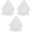 3 Decoratieve Bruidssluier Trouwsluier Jurk Accessoire 3