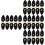 20 Paren Pu Leer Toggle Gespen Kledingriem Met Knopen Sluiting 6
