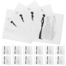 300 Gedruckte Papierservietten Für Hochzeit Und Partydekoration