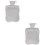 2St Waschbarer Heißwasserbeutel Hand Steckbare 2000ml 6