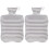 2St Waschbarer Heißwasserbeutel Hand Steckbare 2000ml 2