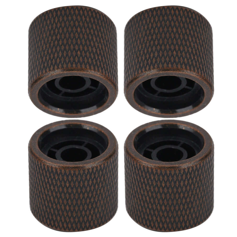 4 Pcs Metal Shell Inlaid Bass Tone & Volume Control Knobs 20mm-image-OPC-PMYJT8J-NEW