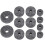 Complete 23Pcs Gray Cymbal Accessory Kit with Wing Nuts & Washers 7