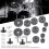 Complete 23Pcs Gray Cymbal Accessory Kit with Wing Nuts & Washers 8