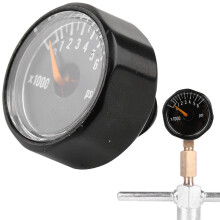 Hochpräzimeter 1/8NPT Druckmesser 6000PSI Mini CO2 Manometer