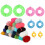 DIY Pompom Maker Kits, 24 Color Wool Fluff Balls, Multiple Sizes 16