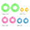DIY Pompom Maker Kits, 24 Color Wool Fluff Balls, Multiple Sizes 10