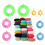 DIY Pompom Maker Kits, 24 Color Wool Fluff Balls, Multiple Sizes 15