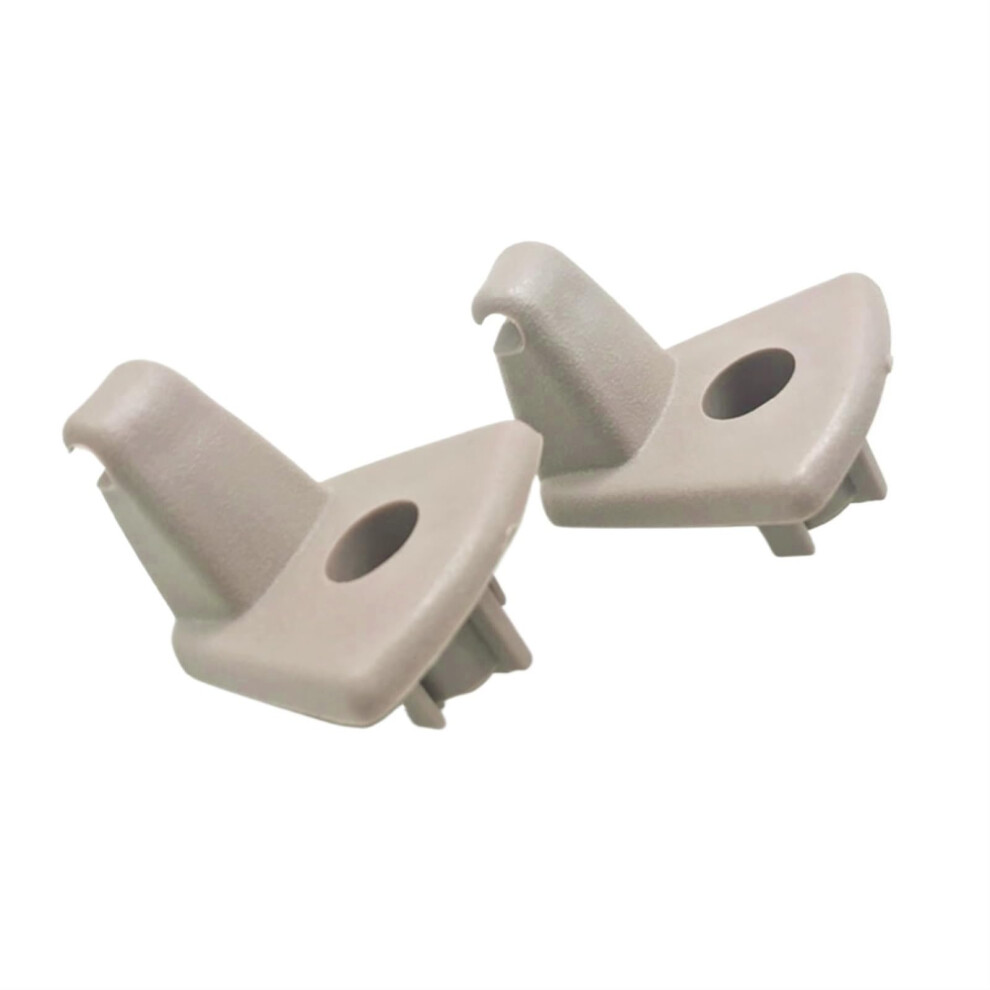 2Pcs Sun Visor Replacement Clip, For Chrysler, For 300 300C, For Dodge, For Charger, For Magnum, Inner Sun Visor Clips Beige 9105992067701