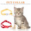 2Stk Dekoratives Katzenhalsband Mit Glöckchen Ausgefallenes Design 8