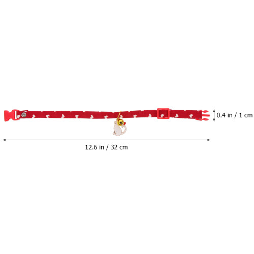 2Stk Dekoratives Katzenhalsband Mit Glöckchen Ausgefallenes Design 1