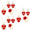 3 Sets Bloem Halsketting Oorbellen En Ring Bruiloft 7