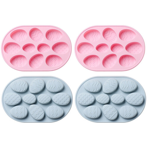 4 Silikonformen Für Eier, Fondant, Kuchen Und 2
