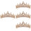 4Stk Krone Braut Kopfschmuck Hochzeitskrone 7