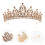 4Stk Krone Braut Kopfschmuck Hochzeitskrone 10