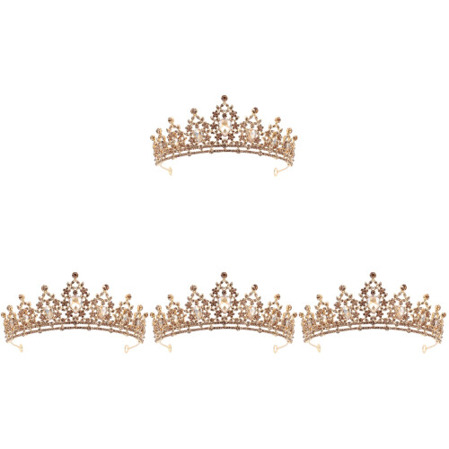 4Stk Krone Braut Kopfschmuck Hochzeitskrone 2