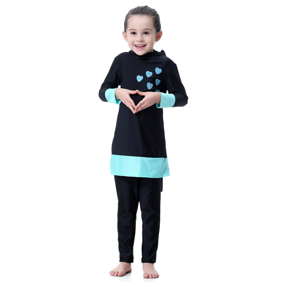 Girls Swimsuits,Muslims Swimsuits for Girl Children Modest Full Cover Bathing Suit Swimming Costume Set Beachwear-image-OPC-PMYK7DJ-NEW