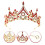 2Stk Barock Hochzeitskrone Stirnband 5