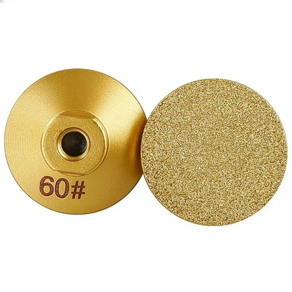 1Pc 50Mm M10 Brazing Diamond Edge Profile Grinding Wheel 45/60/100Grit Circle Grinder Disc Stone Sharpener For Angle Grinder Grit 60 9339159219560
