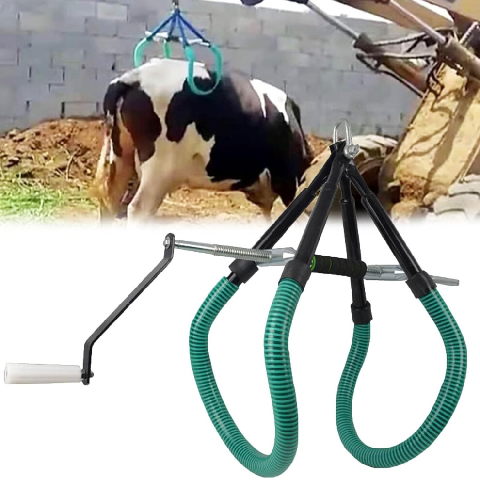 Cow Hip Lift, Adjustable Cow Hip Lift Clamp Tool, Steel Stand Up Assist Device, Bearing Weight 3500 Catties