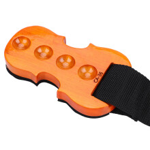 Nachhaltiger Holz-Endpin-Stopp für Cello mit Anti-Rutsch-Pad & Gurt