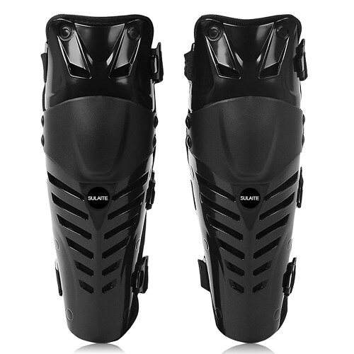 Motorcycle Knee Pads Protective Gear, Adjustable, Breathable, 11x39cm 2