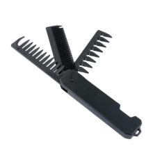 Fine And Wide Tooth Comb Hair Picking Comb 3 In1 Folding Comb Travel Pocket Comb For Everyday Grooming & Combing Hair Hair Picking Comb