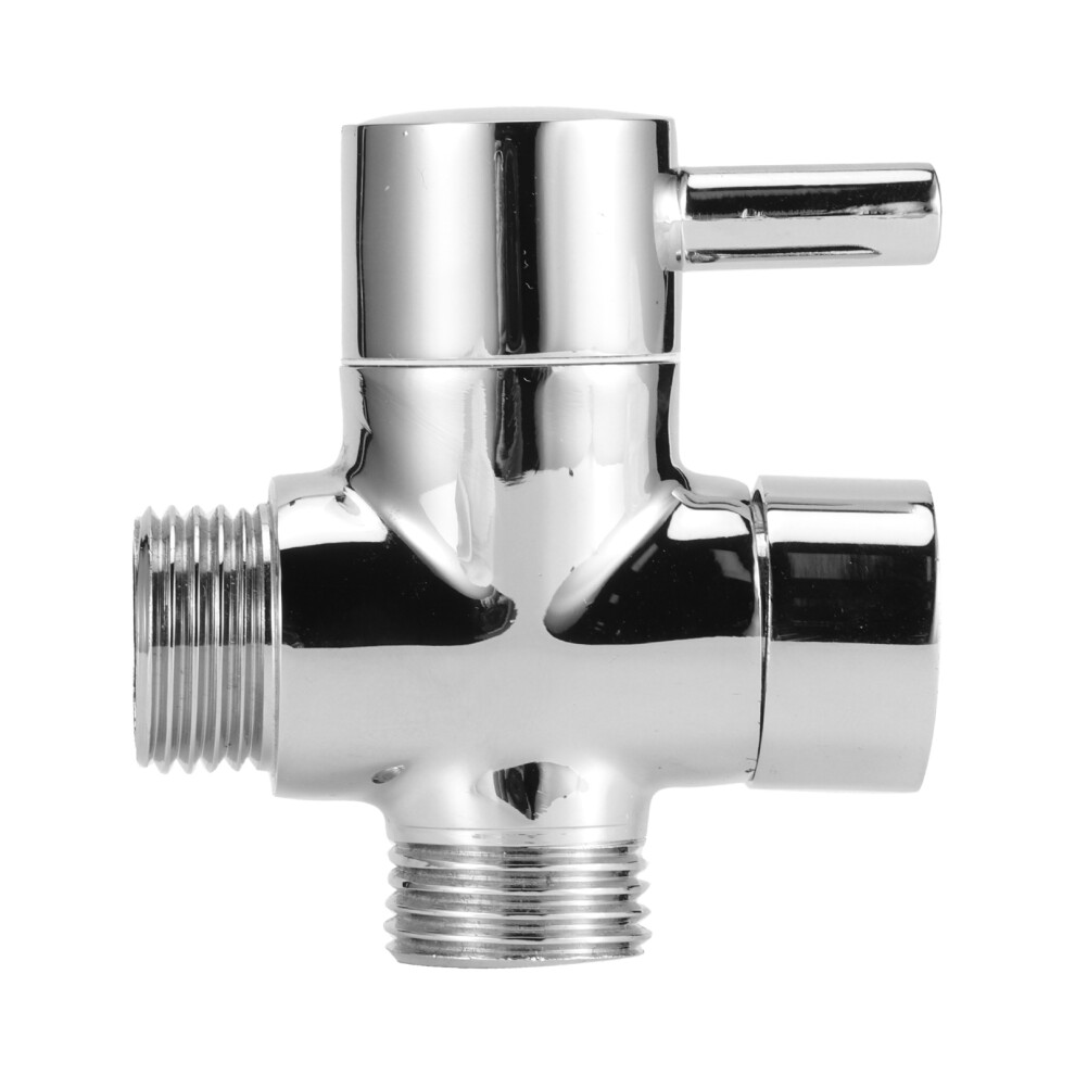 Bathroom 3Way Faucet Diverter Valve For Shower Handheld & Fixed Spray G1/2 8081360921879