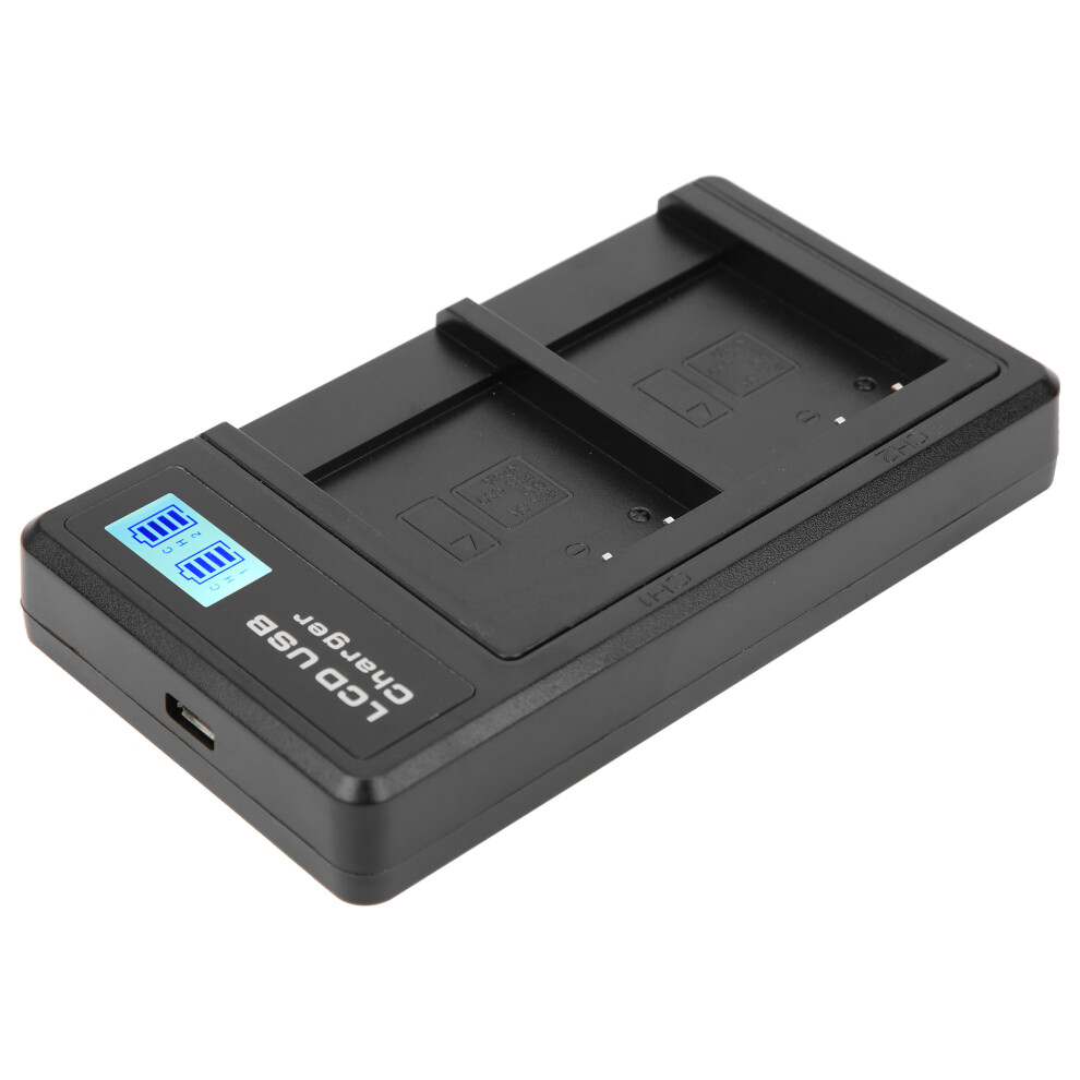 Portable Npbn1 Camera Battery Charger Dual Usb Charging With Lcd Display 4941360922372