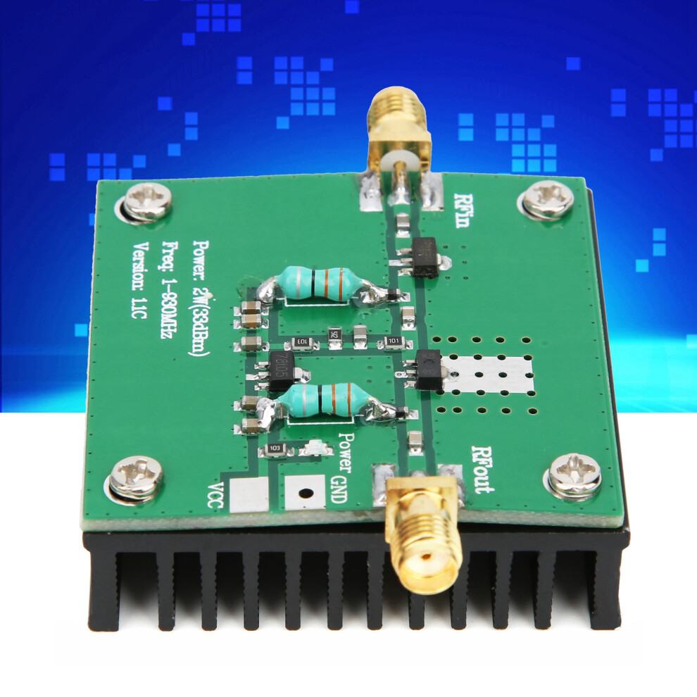 12V Dc Rf Amplifier Module 1-930Mhz Â Enhanced Performance Pcb Design 7691360923127