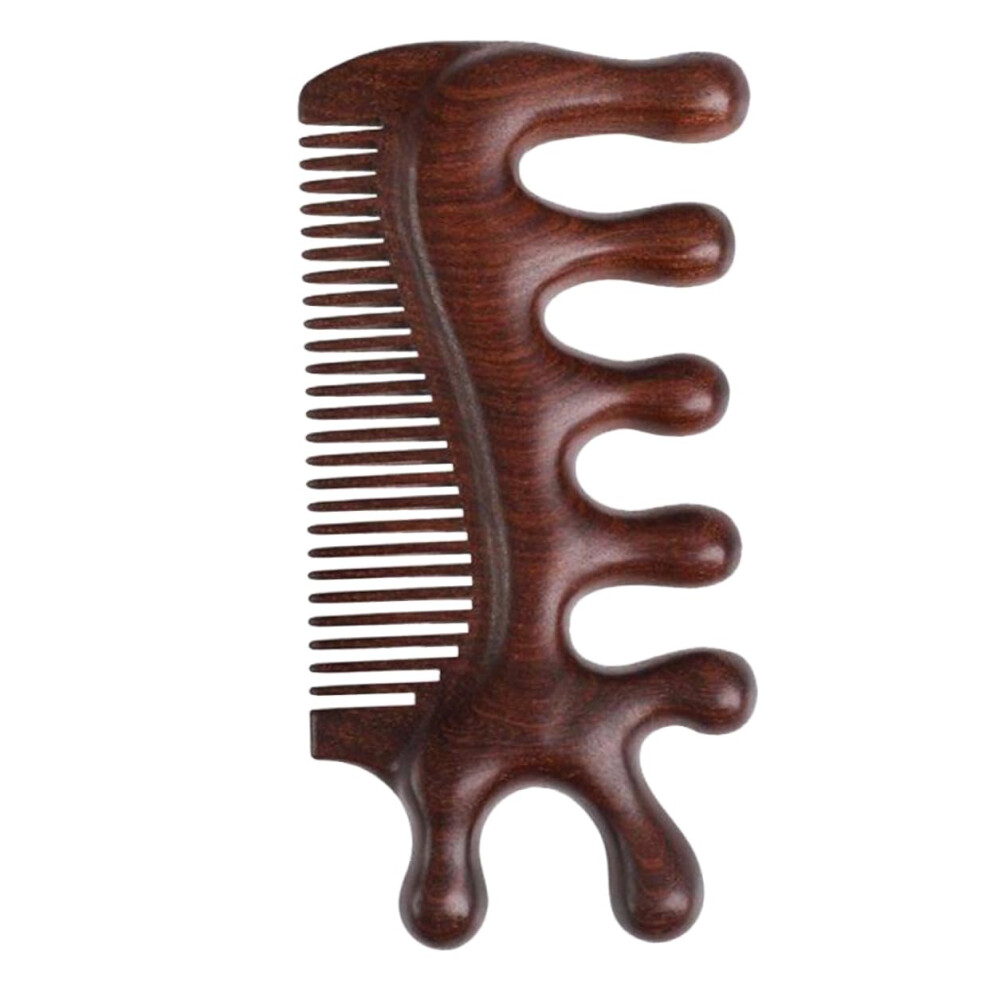 Unisex Sandalwood Massage Comb For Wooden Scalp Durable Gua Comb For Detangling And Acupoint Massage For Relaxation And Self Care