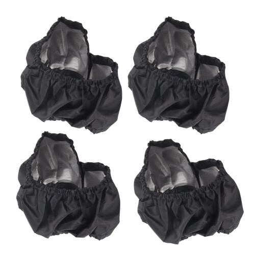 Protective Black S Wheel Cover for Strollers - Dustproof Oxford