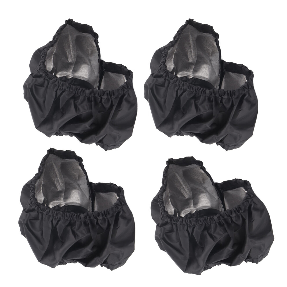 Protective Black S Wheel Cover for Strollers - Dustproof Oxford