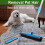 Multi-Function Telescopic Floor Carpet Broom with Pet Hair Removal, Blue 5