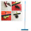 Multi-Function Telescopic Floor Carpet Broom with Pet Hair Removal, Blue 1