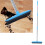 Multi-Function Telescopic Floor Carpet Broom with Pet Hair Removal, Blue 11