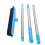 Multi-Function Telescopic Floor Carpet Broom with Pet Hair Removal, Blue 2