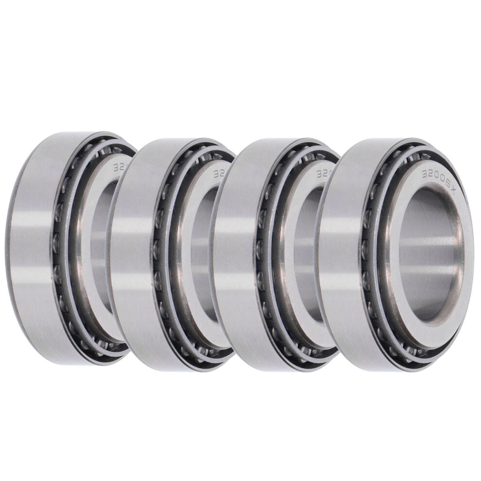 High Capacity 4 Pack Tapered Roller Bearings 32006 For Farm & Textile Equipment 8421360927042