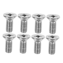 Disc Brake Rotor Screws 8pcs Set for 93600-06014-0h Stainless Steel Secure Fit Easy Installation Silver