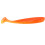 20 Stück 7,5 cm weiche Kunststoff-T-Schlauch Wurm Angelköder Orange 9