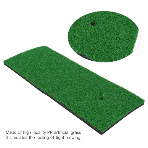 20x50cm Golf Indoor Hitting Mat Artificial Grass SSP SBR Pad 2