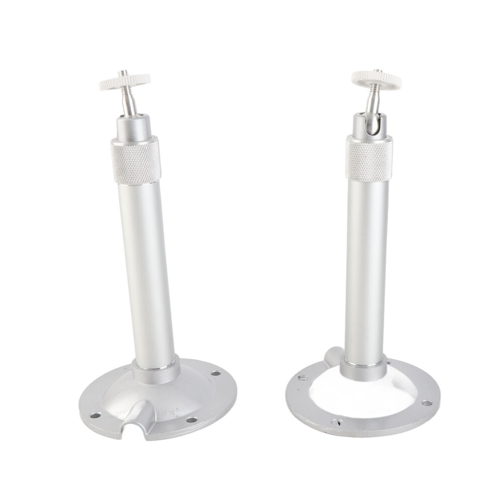 2Pcs 7.9In Cctv Camera Bracket Adjustable 360 Degree Mount With M6 Thread 7691360931276