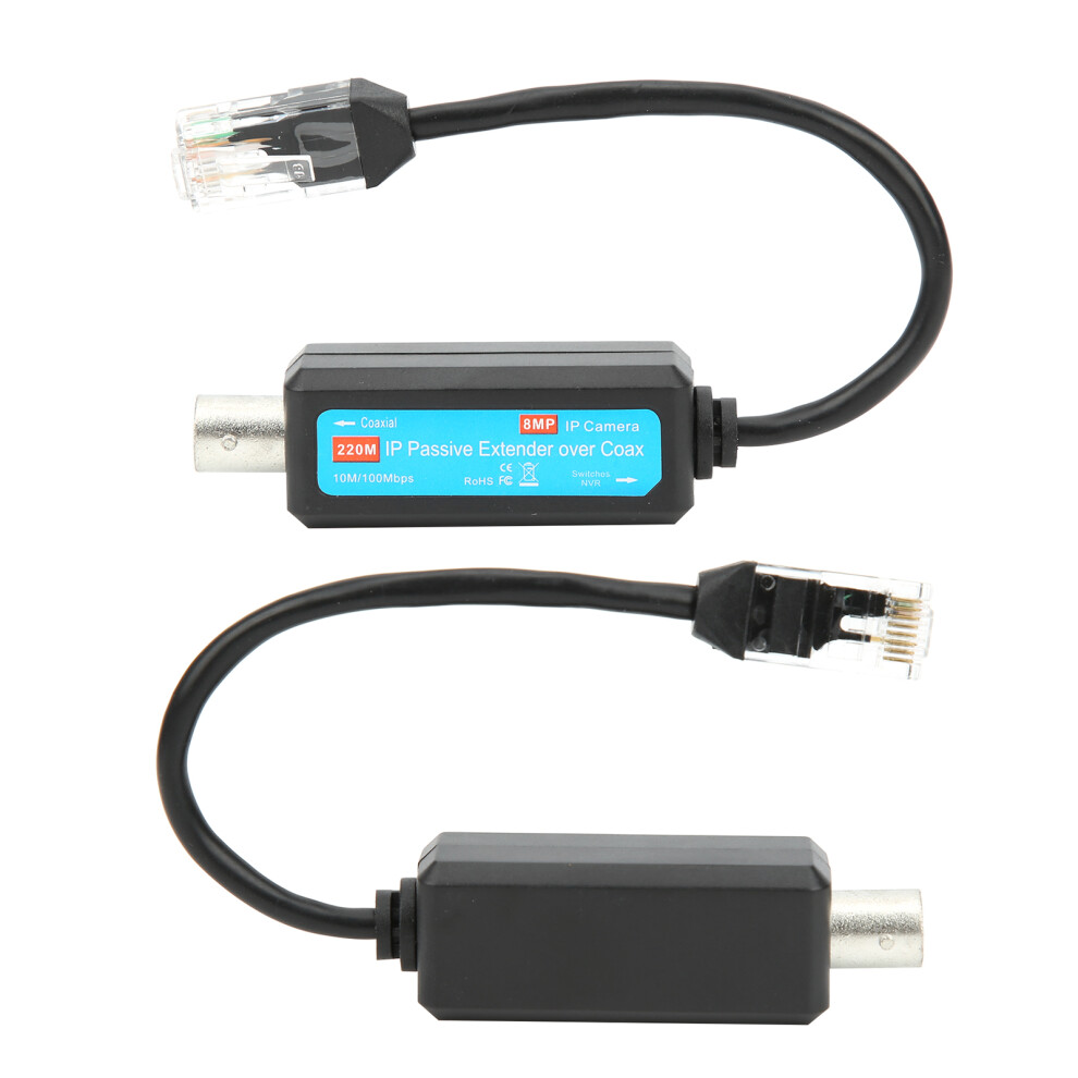 Ip Passive Coax Extender For 8Mp Hd Web Camera, 220M Range 9341360931322